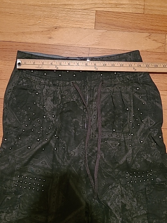 Free People Fly Away Studded Parachute Pants - Size 8 - Picture 6 of 6